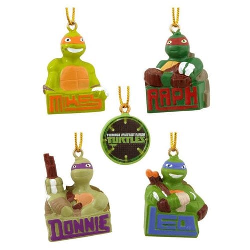 Teenage Mutant Ninja Turtles Mini Christmas Ornament 5-Pack